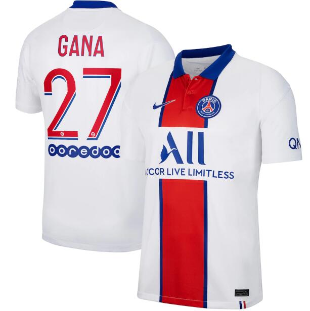 PSG Away Kit Soccer Jersey Gana #27 2020/21